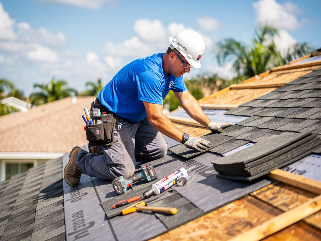 Shingle Installation in Bartow